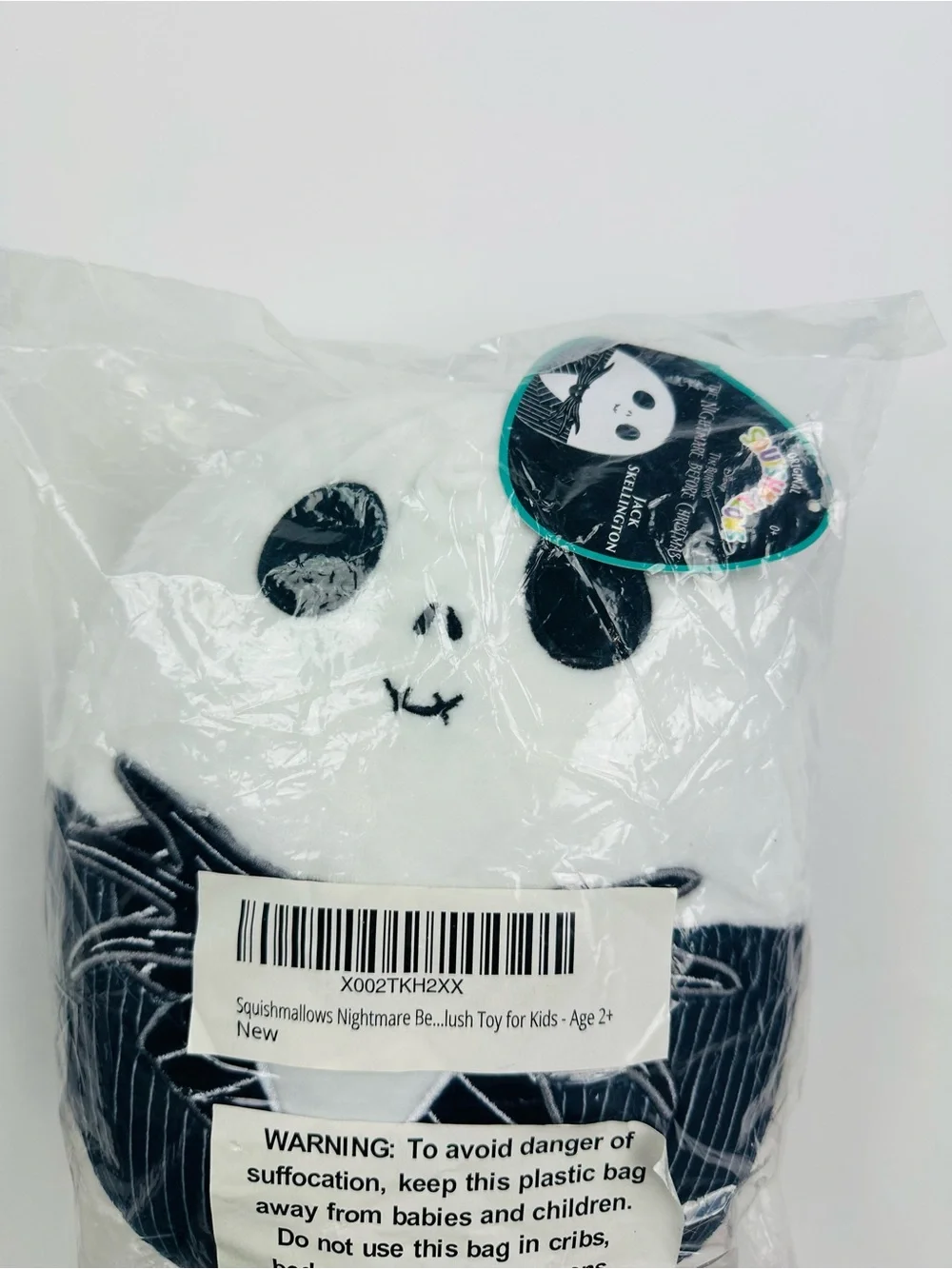 Squishmallows The Nightmare Before Christmas Jack Skellington 8 inch Plush